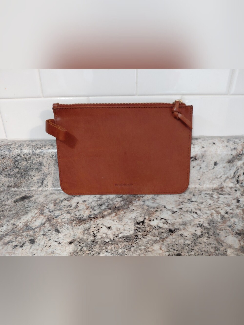 WP Standard Unisex Leather Brown Pouch Wallet